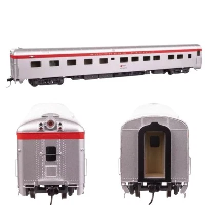 Walthers 18930 85' PS  Blunt End 10-6 Sleeper SP #9054 Stainless w/Red Str Unlit - Image 1 of 4