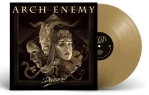 Arch Enemy - DECEIVERS - GOLD "Tan" Color Vinyl LP - NEW & SEALED!! - Image 1 of 1