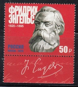 Russia 2020 Mi.#2838 Birth Bicentenary of Friedrich Engels 1 stamp - Picture 1 of 1