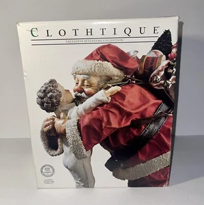 Vintage Clothtique "HUGGING SANTA" #3599 The Saturday Evening Post 1925 Figure - Picture 1 of 11