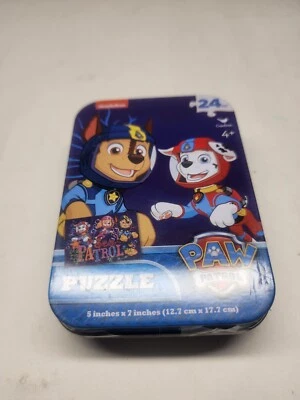 Paw Patrol in Space Mini Puzzle in Collector Tin 24 pcs New Sealed  - Image 1 of 2