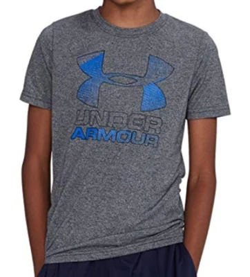 Under Armour Boy's Logo Hybrid 2.0 T Shirt Various Colors - Image 1 of 4
