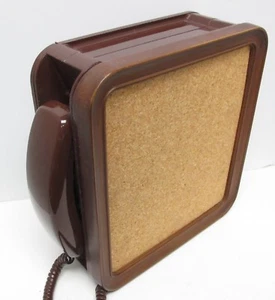Brown Western Electric Noteworthy Rotary Wall Telephone - Full Restoration - Picture 1 of 4
