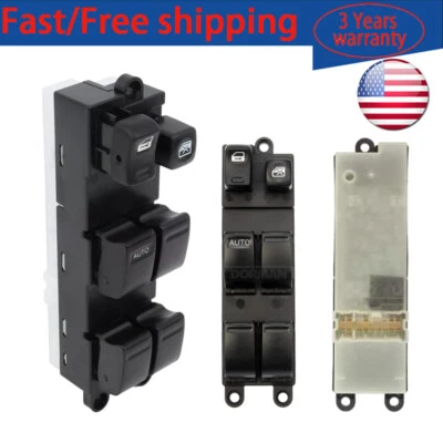 Interruptor ventana delantera izquierda DWS1352 para Nissan Sentra 2000 2001 2002 2003 1,8 L/2,5 L Foto 1 de 4