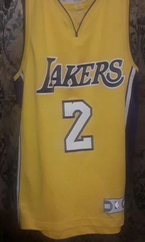 Fanatics Lonzo ball NBA  Jersey Los Angeles Lakers Gold Size SMALL Cover