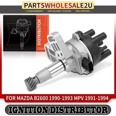 Ignition Distributor w/ Cap & Rotor for Mazda B2600 1990-1993 MPV 1991-1994 - Image 1 of 4