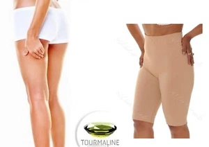 Shorts anti cellulite miederhose turmalin kristalle hose kurz Leggings beige - Bild 1 von 4