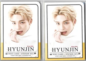 [2EA]Stray Kids Hyunjin Post Card Pack [Post Card 12P + Sticker 3P] K-POP 230600 - Picture 1 of 4