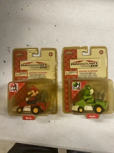 MARIOKART DS YOSHI Mario BATTERY OPERATED MINI RACER NIKOK 2008 NEW IN PACKAGE - Picture 1 of 10