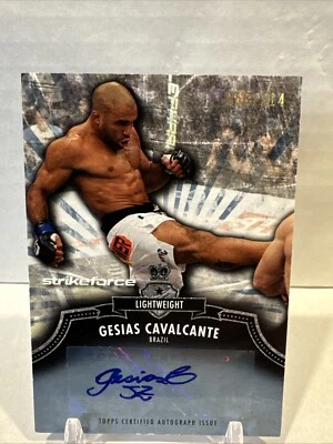 Autógrafo Topps Strikeforce 2012/314 Gesias Cavalcante A-GC Foto 1 de 2