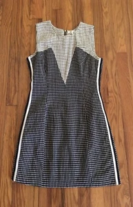 ModCloth Grid Print Sleeveless Sheath Dress Size S NWOT - Picture 1 of 6