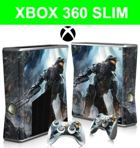 Xbox 360 Slim Decal Sticker Skin Wrap Vinyl + Controller - Picture 1 of 2
