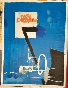 Screen Printing On Canvas By Joaquín Capa, Signed & Numbered 59/75 - Picture 1 of 8