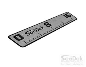 SeaDek 16" Fish Ruler - Marine EVA Mat - 3M Stick On Adhesive - SG/Black - Foto 1 di 6