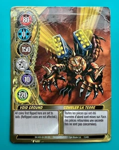 Rare, Bakugan, Void Ground , Metal, Magnetic Card. Free Post - Picture 1 of 2