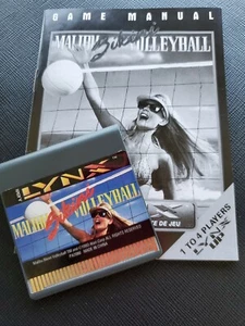 MALIBU BIKINI PALLAVOLO ATARI LINX CARTUCCIA NUOVA E MANUALE SENZA SCATOLA - Foto 1 di 3