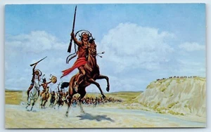 Nariz Romana - Gran Jefe de Guerra de Cheyennes por Byron Wolfe Postal - Imagen 1 de 2