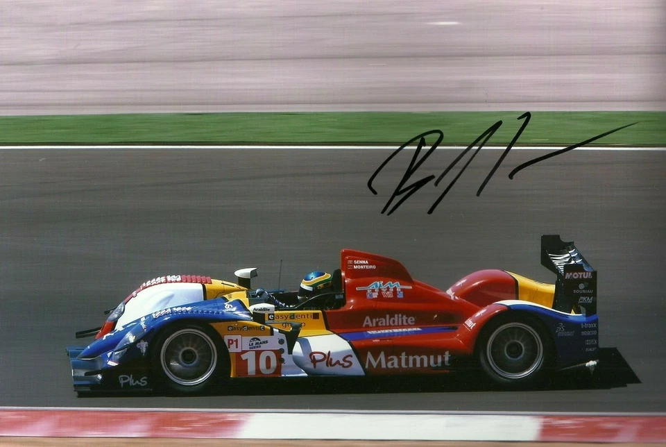 Bruno Senna Lotus Williams F1 2009 Le Mans Oreca signed photo In person - Image 1 of 1