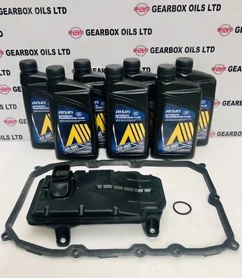 VOLKSWAGEN TOUAREG 0C8 8 SPEED AUTOMATIC GEARBOX FILTER GASKET AISIN WS OIL 7L - Image 1 of 4