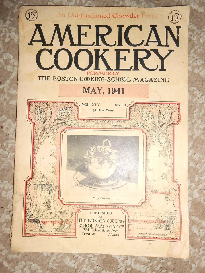American Cookery Formerly Boston Cooking School Magazine May 1941 — 第 1/1 张图片
