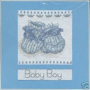 Baby Boy Cross Stitch Card Kit - DMC - K4825