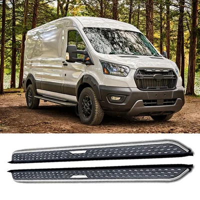 2Pcs Pedals Side Step Running Board Nerf Bar Fits for Ford Transit SWB 2014-2025 - Image 1 of 4