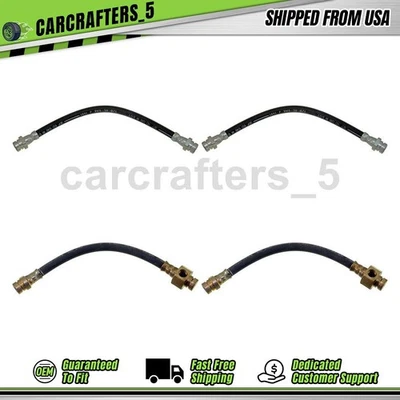 4 mangueras hidráulicas de freno delantero trasero para Honda Civic 1975 1,5 L Foto 1 de 4