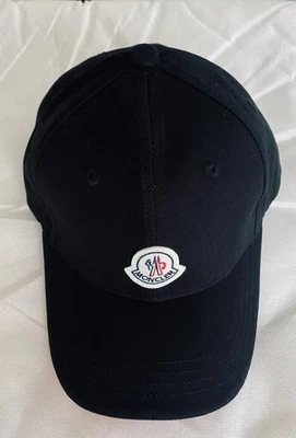 Moncler Vintage Gorra de Béisbol Logo Placa Bordada Ajustable Talla Negra Foto 1 de 4