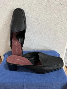 Aerosoles Wheel Barrel Slip-On Mule Black Size 8B with 2 inch heels-New w/o box - Picture 1 of 3