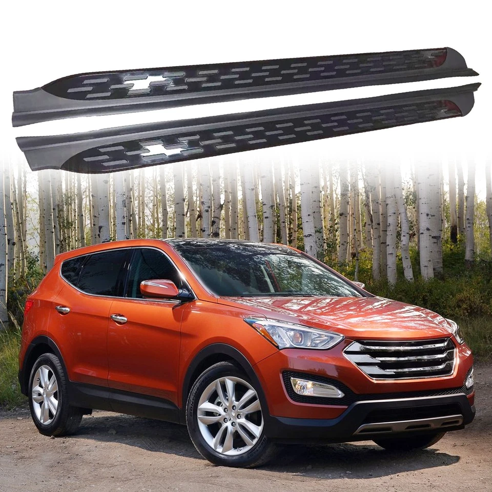 Подножка боковая педаль силовой порог подходит для Hyundai Santa Fe Sport 2013-2018 - Изображение 1 из 4