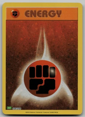 Basic Fighting Energy Classic Collection Trading Card Game Classic 034/034 NM - Image 1 of 2