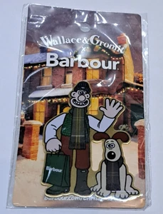 BARBOUR - "Wallace & Gromit" pin badge. Christmas 2025. BRAND NEW. - Picture 1 of 3