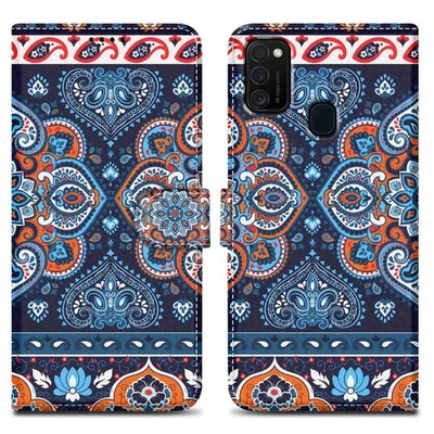 CADORABO Handy Hülle für Samsung Galaxy M21 / M30s Cover Schutzhülle Case Tasche Magnet