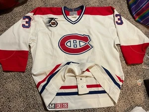Authentic CCM Center Ice Patrick Roy #33 Montreal Canadiens Jersey Sz. 48 1991 - Picture 1 of 8