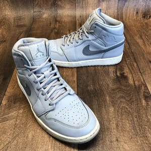 Nike Air Jordan 1 Mid Cool Grey 554724-033 Size 10 Men’s Retro - Picture 1 of 9