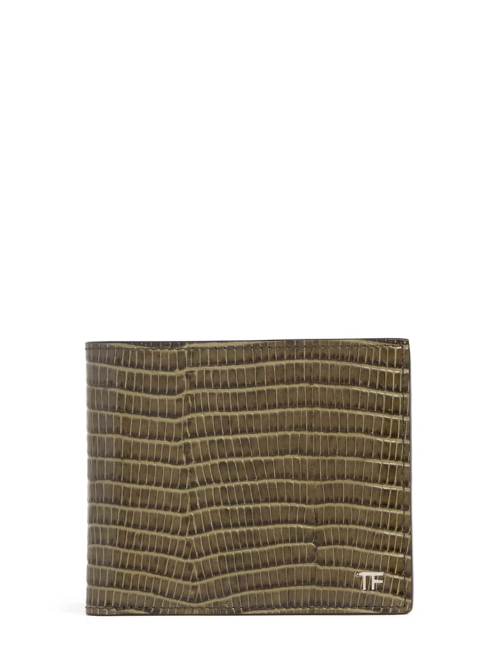 Cartera de cuero verde TOM FORD State nueva y auténtica Foto 1 de 1