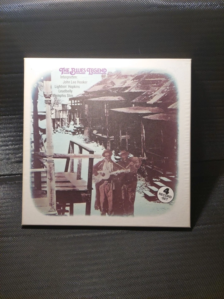 The Blues Legend - John Lee Hooker - Lightnin' Hopkins GER 4LP BOX ' M/NM - Bild 1 von 4