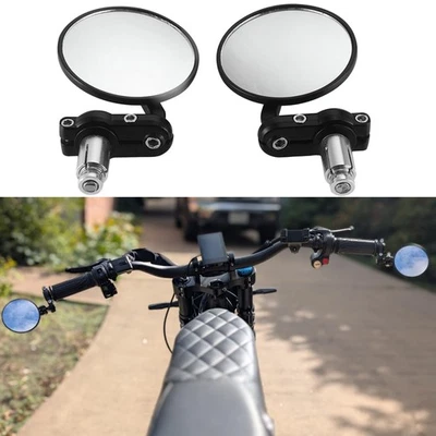 Espejos retrovisores de extremo de barra de moto de 7/8"" para Triumph Trident Speed Street Triple Foto 1 de 4