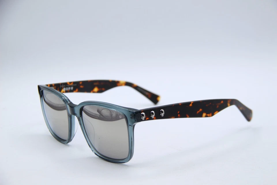 GAFAS DE SOL JOHN VARVATOS SJV554 AZUL CRISTAL HABANA MARCOS AUTÉNTICOS 56-19 Foto 1 de 4