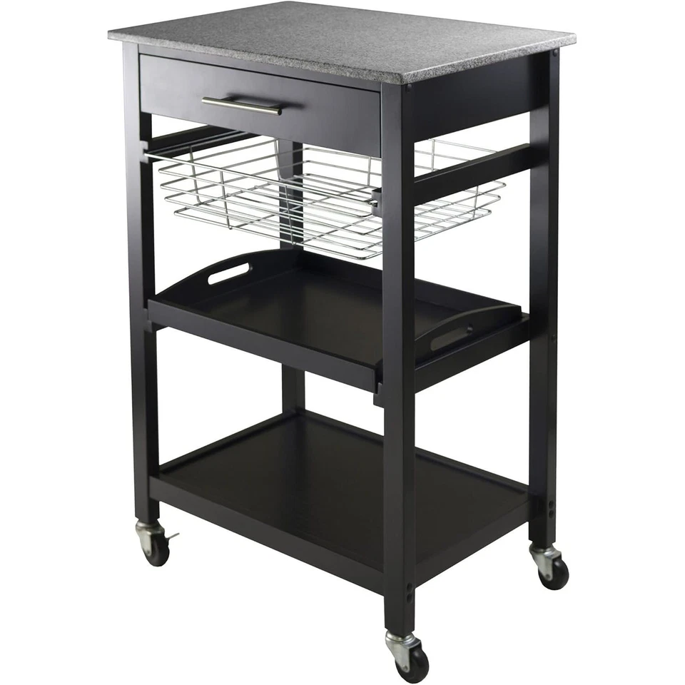 Carro utilitario Winsome Wood 20322 Julia negro Foto 1 de 4