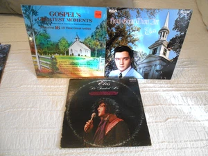 Elvis Presley He Touch Me How Great Thou Art by Gospel's Greatest Moments LP Lot - Picture 1 of 2