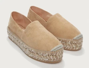 Gaimo Suede Pesca Baby Silk Camello Spanish Espadrilles UK 6 BNIN RRP £89 - Picture 1 of 4