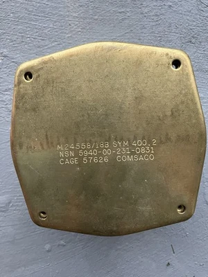 NEW COMASCO-TERMINAL BOX ASSY. BRASS 4" ROUND Sym 400.2, 74210 Style-13TB4 Term - Image 1 of 4