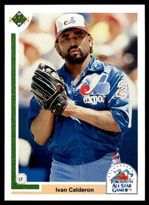 1991 Upper Deck Final Edition Ivan Calderon Montreal Expos #96F - Image 1 of 2