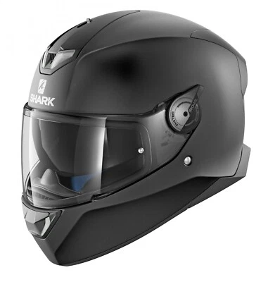 Shark Skwal 2 BLANK MAT Integralhelm LED matt-schwarz - Bild 1 von 3