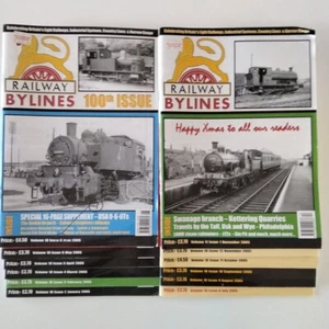 Railway Bylines Magazine Bundle Lot of 12 Issues 2005 Jan to Dec  - Foto 1 di 24