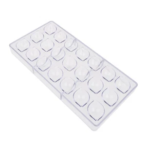 3D Chocolate Mold Polycarbonate Tray Sphere Ball Thick Cake Molds Chocolate Bar - Bild 1 von 10