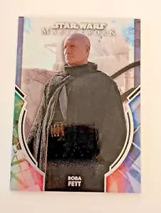 2022 Topps Star Wars Masterwork Boba Fett Rainbow Foil Bounty Hunting /299 - Picture 1 of 2