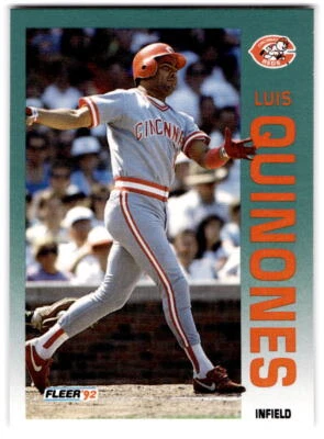 Luis Quinones 1992 Fleer #417 Cincinnati Reds - Image 1 of 2