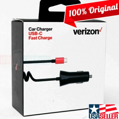 Verizon Ultra 30W Fast Charge USB-C Type C Car Charger for Smartphones Tablets - Image 1 of 4